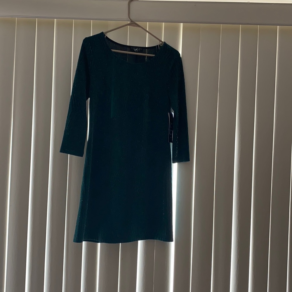 Green and sparkly dress